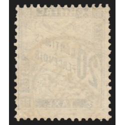 Timbres-Taxe n°17, Type Duval 20c noir, oblitéré - TB D'ASPECT