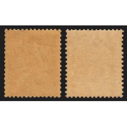 n°117, en 2 nuances, Mouchon 15c orange, neuf ** sans charnière - SUPERBE