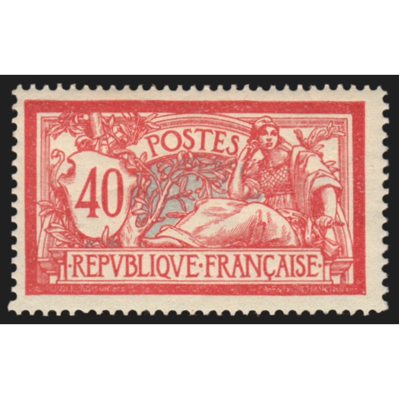 n°119, Merson 40c rouge et bleu, neuf ** sans charnière - TB