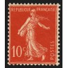 n°135c, Semeuse fond plein, 10c rouge, Type III, neuf ** sans charnière - TB