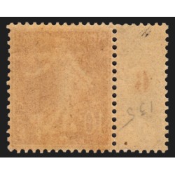 n°135, Semeuse fond plein, 10c rouge, Type I, neuf ** sans charnière - TB