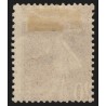 n°139h, variété "piquage à cheval", Semeuse 20c brun-rouge-foncé, neuf * - TB