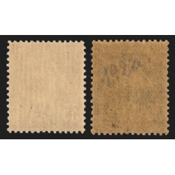 n°142/142d, Semeuse 35c violet + papier GC, neufs ** sans charnière - SUPERBE