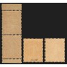 n°158, 158b, 158c, Semeuse 5c orange, neufs ** sans charnière, signé CALVES