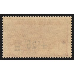 n°168, Orphelins de guerre, 25c sur 1fr+1fr carmin, neuf ** sans charnière B/TB