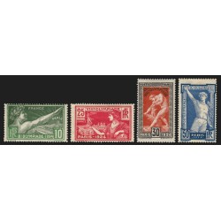n°183/186, Jeux Olympiques Paris 1924, série complète, neufs * - TB