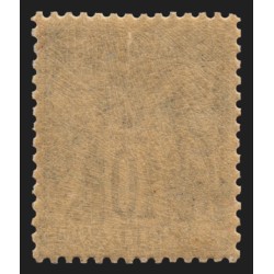 n°103, Sage 10c noir sur lilas, Type I (N sous B), neuf ** sans charnière - TB