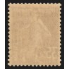 n°218, variété "surcharge à cheval", 1926, neuf ** sans charnière - SUPERBE