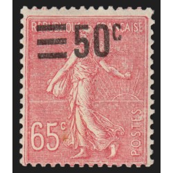 n°224, variété "surcharge à cheval", neuf ** sans charnière - B/TB