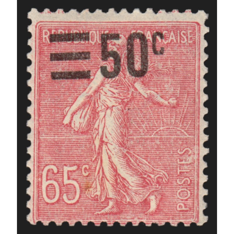 n°224, variété "surcharge à cheval", neuf ** sans charnière - B/TB n°224, variété "surcharge à cheval", neuf ** sans charnière - B/TB