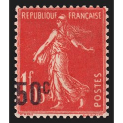 n°225d, variété "valeur sur valeur sans barre", neuf * trace de ch. - SUPERBE