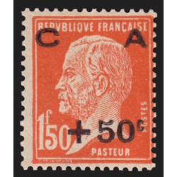 n°248, Caisse d'Amortissement 1927, 50c sur 1fr50 rouge-orange, neuf ** - TB