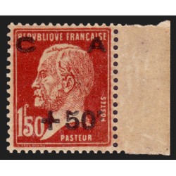 n°255, Caisse d'Amortissement 1929, 50c sur 1fr50 rouge-brun, neuf ** - SUPERBE