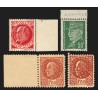 Pétain 1941, lot de 4 valeurs Faux Intelligence Service et FFI, neufs - TB