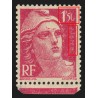 n°712, variété "0 de 1f50 partiel" et "POSTES maculée", Marianne de Gandon **