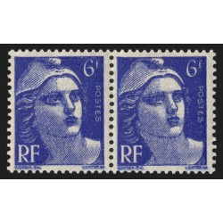 n°720b, variété "mèches croisées" tenant à normal, neufs ** - SUPERBE