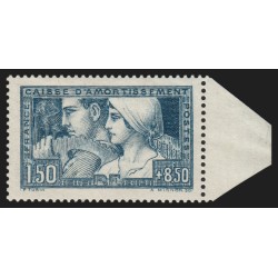 n°252, Le Travail 1928, Type I, neuf ** sans charnière - TB