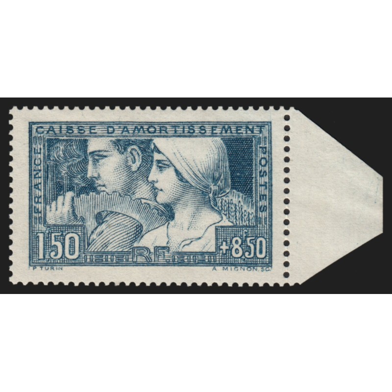 n°252, Le Travail 1928, Type I, neuf ** sans charnière - TB