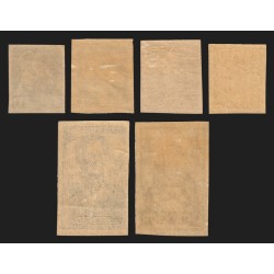 France non-dentelés 1942/1945, entre Yvert n°546 et 742, neufs **/* - B/TB