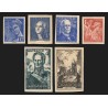 France non-dentelés 1942/1945, entre Yvert n°546 et 742, neufs **/* - B/TB