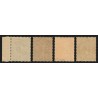 Préoblitérés 1922/1927, Semeuse lignée, 4 valeurs, neufs ** sans charnière - TB
