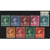 Préoblitérés 1922/1932, Semeuse camée, 9 valeurs, neufs ** sans charnière - TB