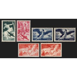 Poste Aérienne n°16/19 + variétés, série complète, neufs ** sans charnière - TB