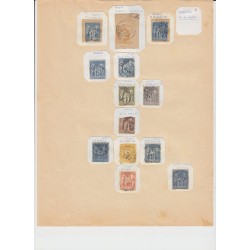 ALGÉRIE 1870/1962, Collection d'oblitérations, 600 timbres, COTE +1000€
