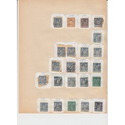 ALGÉRIE 1870/1962, Collection d'oblitérations, 600 timbres, COTE +1000€