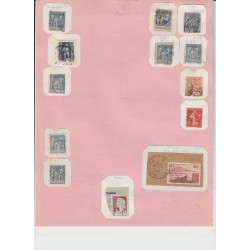 ALGÉRIE 1870/1962, Collection d'oblitérations, 600 timbres, COTE +1000€