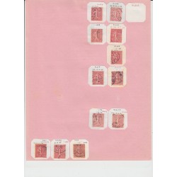 ALGÉRIE 1870/1962, Collection d'oblitérations, 600 timbres, COTE +1000€