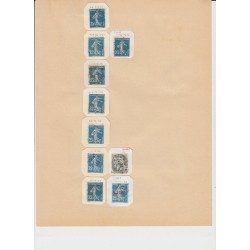 ALGÉRIE 1870/1962, Collection d'oblitérations, 600 timbres, COTE +1000€