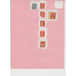 ALGÉRIE 1870/1962, Collection d'oblitérations, 600 timbres, COTE +1000€
