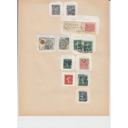 ALGÉRIE 1870/1962, Collection d'oblitérations, 600 timbres, COTE +1000€