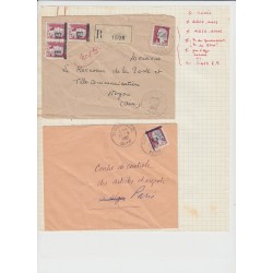 ALGÉRIE 1870/1962, Collection d'oblitérations, 600 timbres, COTE +1000€