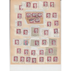 ALGÉRIE 1870/1962, Collection d'oblitérations, 600 timbres, COTE +1000€