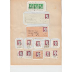 ALGÉRIE 1870/1962, Collection d'oblitérations, 600 timbres, COTE +1000€