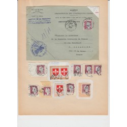 ALGÉRIE 1870/1962, Collection d'oblitérations, 600 timbres, COTE +1000€