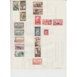 ALGÉRIE 1870/1962, Collection d'oblitérations, 600 timbres, COTE +1000€