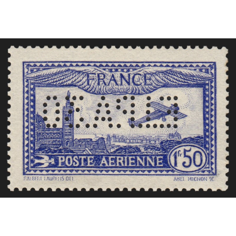 Poste Aérienne n°6c, EIPA30 outremer, neuf ** sans charnière Certificat SUPERBE