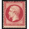 n°24, Napoléon 80c rose, neuf * avec charnière - TB - Certificat JF.BRUN