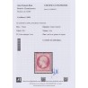 n°24, Napoléon 80c rose, neuf * avec charnière - TB - Certificat JF.BRUN