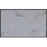 n°60B, Cérès 25c bleu, Type II, oblitéré GC 1620 GANGES sur lettre - TB