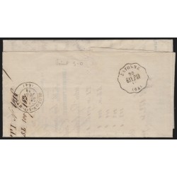 n°60B, Cérès 25c bleu, Type II, oblitéré GC 2723 OLORON-SAINTE-MARIE sur lettre