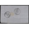 n°60B, Cérès 25c bleu, Type II, oblitéré GC 76 AMBARES sur lettre - TB