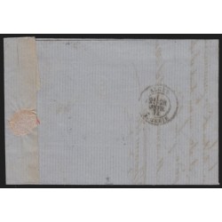 n°60B, Cérès 25c bleu, Type II, oblitéré GC 5026 DJIDJELLI Algérie - TB