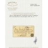 n°3, oblitéré PLANCOET + cursive 21/PLOUBALAY lettre 1849, Certificat - SUPERBE