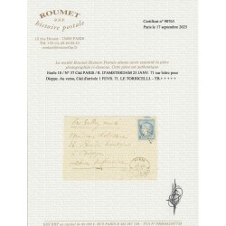 Ballon monté "Le Torricelli" pour Dieppe - TB - Certificat