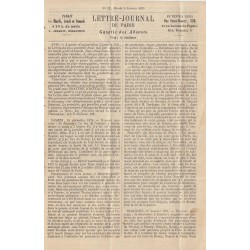 Ballon monté "Le Vaucanson" GC 3189 LES LILAS Gazette des Absents - Certificat