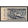 n°938a, avec bande publicitaire "Être prêt", Croix-Rouge 1952, neuf ** - TB